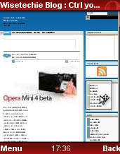 Opera Mini 4 Screenshot